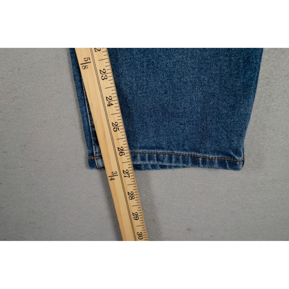 Sezane Womens Denim High Waisted Straight Leg Jeans Blue Size 42 FR/US 10 French image 7